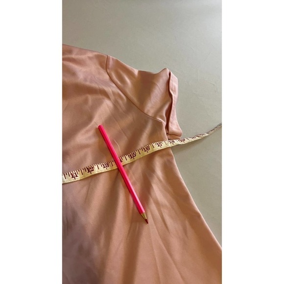 Vintage Lee Mar Pageantry Knit Pink Button Down Blouse M - Picture 9 of 10